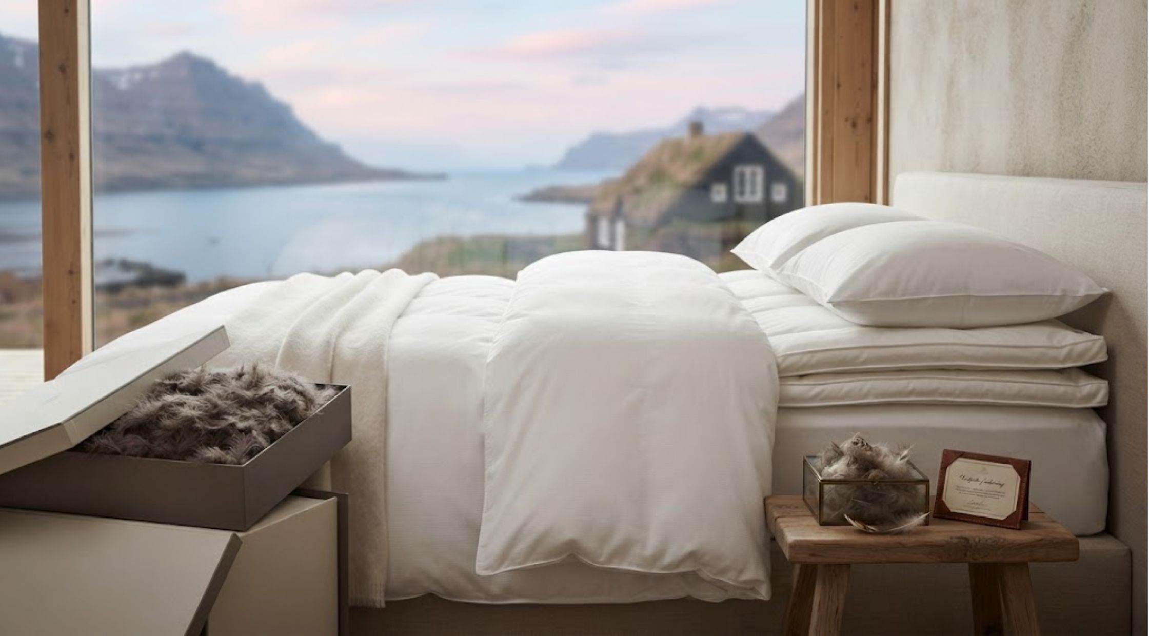The Eiderdown Luxury Icelandic Eiderdown Bedding Handcrafted in Iceland